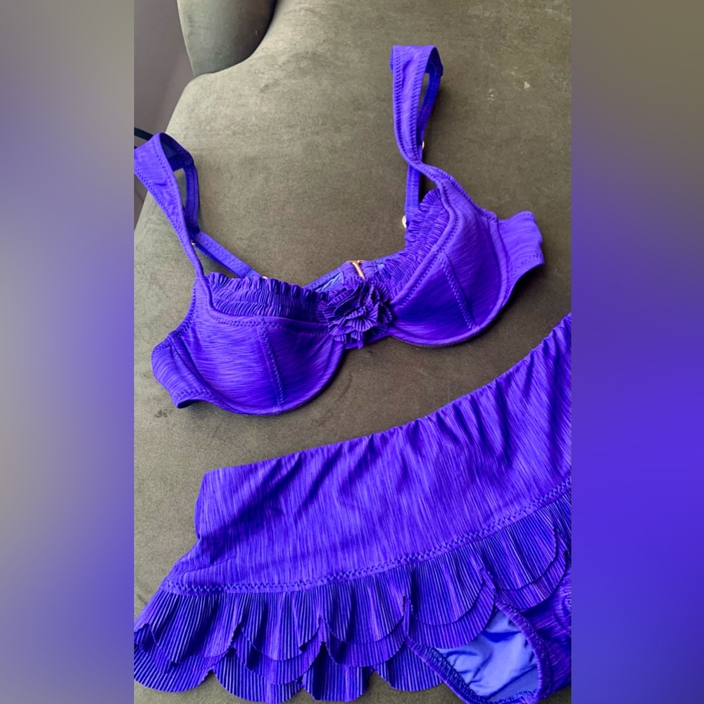 Purple medium Betsey Johnson bikini